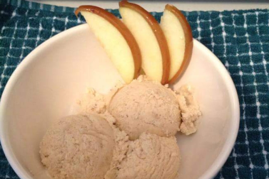 apple and honey ice cream